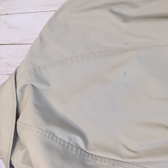 London Fog Beige Trench Coat Shell Coat Size 44L - see description - Picture 13 of 14